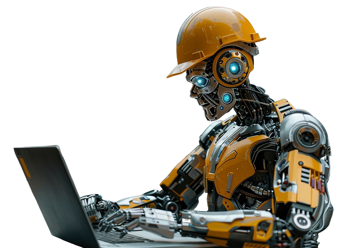 Tech professional smiling with tablet