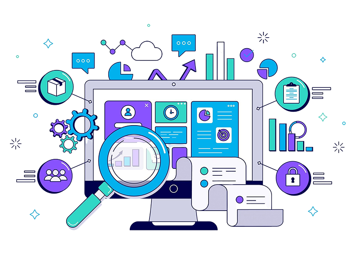 Tech professional smiling with tablet